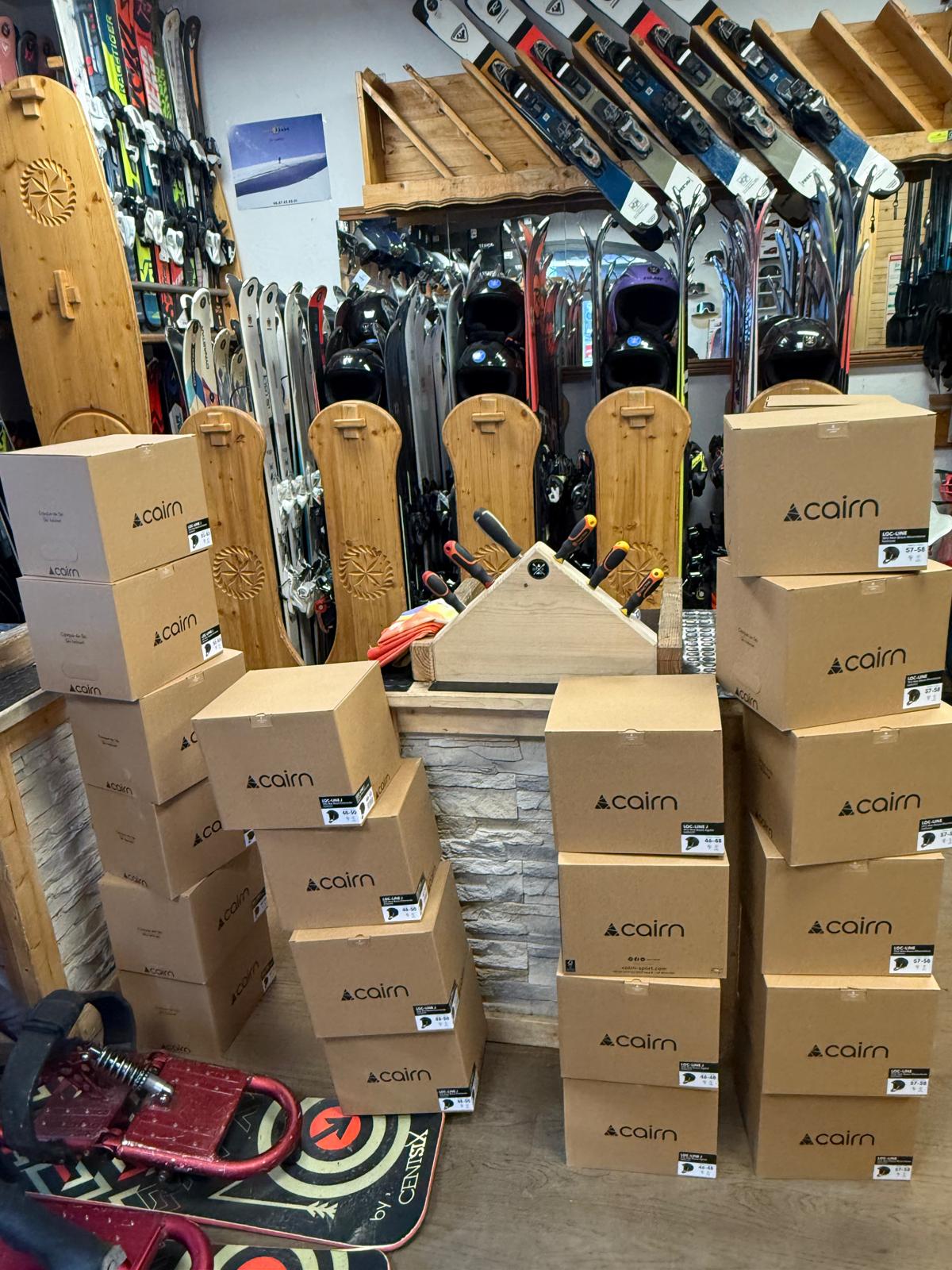 Nouveaux casques location Cairn